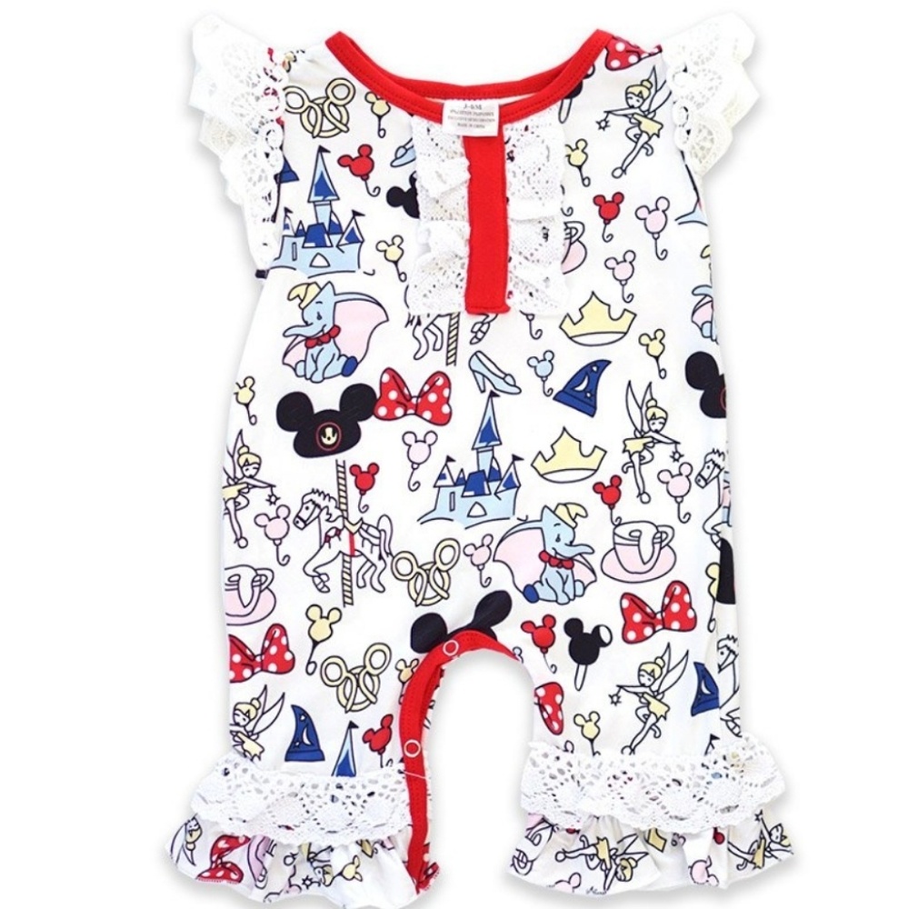 Disneyland Lace Baby Romper